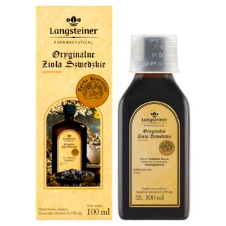 Langsteiner Oryginalne Zioła Szwedzkie, 100 ml - zdjęcie produktu