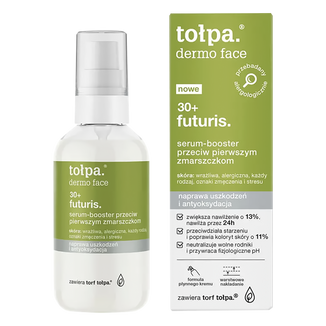 Tołpa Dermo Face, Futuris 30+, serum-booster przeciw pierwszym zmarszczkom, 75 ml - zdjęcie produktu