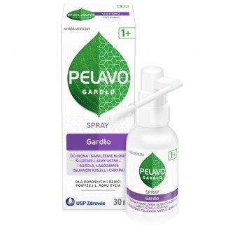 Pelavo Gardło, spray dla dzieci powyżej 1 roku życia i dorosłych, 30 ml KRÓTKA DATA - zdjęcie produktu