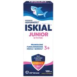 Iskial Junior w płynie, powyżej 3 lat, smak cytrynowy, 100 ml KRÓTKA DATA - miniaturka zdjęcia produktu