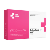 LabHome Babycheck-1, WB test ciążowy z krwi pozyskanej z nakłucia palca, 1 sztuka USZKODZONE OPAKOWANIE - miniaturka zdjęcia produktu
