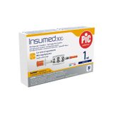 Pic Solution Insumed, strzykawki insulinowe 1 ml, 30G x 8 mm, 30 sztuk USZKODZONE OPAKOWANIE - miniaturka zdjęcia produktu