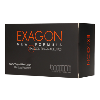 Exagon New Formula, kuracja przeciwko wypadaniu włosów, ampułki, 12 x 9 ml - zdjęcie produktu