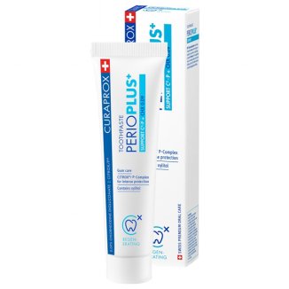 Curaprox Perio Plus+ Support, żelowa pasta do zębów z chlorheksydyną 0,09%, 75 ml - zdjęcie produktu