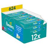 Pampers Fresh Clean, chusteczki nawilżane, 12 x 52 sztuki - miniaturka zdjęcia produktu