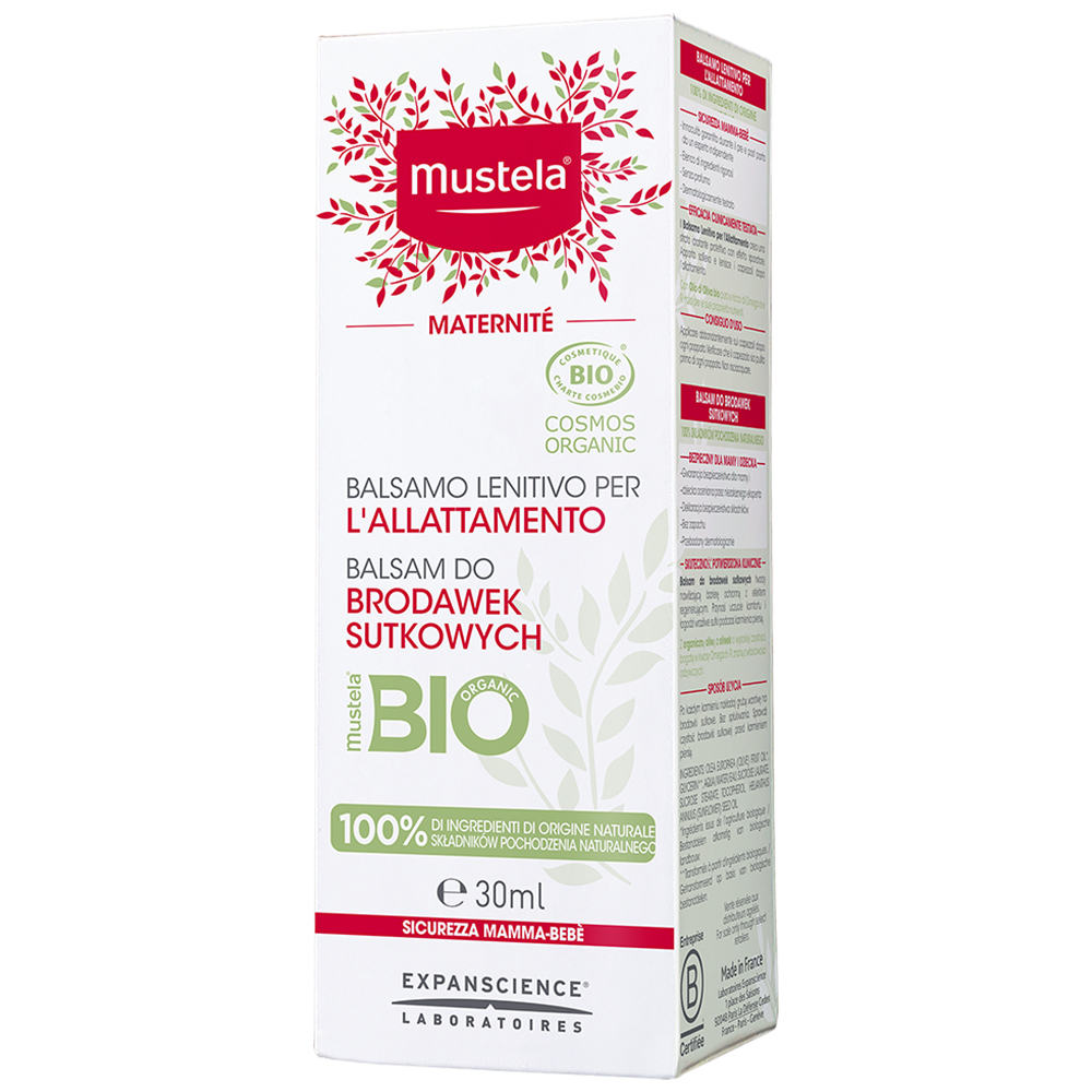 Mustela Mustela Maternite, balsam do brodawek sutkowych BIO, 30 ml — Inhaltsstoffe und Bewertung