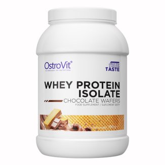 OstroVit Whey Protein Isolate, smak czekoladowych wafelków, 700 g - zdjęcie produktu