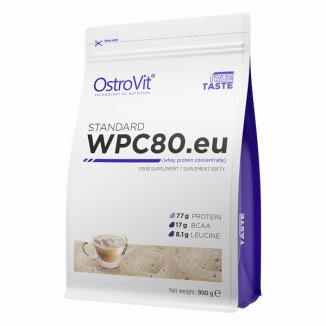 OstroVit Standard WPC80.eu, smak cappuccino, 900 g - zdjęcie produktu