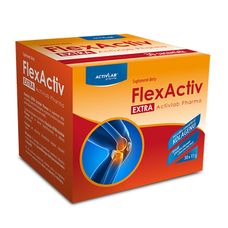 Activlab Pharma FlexActiv Extra, smak porzeczkowo-żurawinowy, 30 saszetek USZKODZONE OPAKOWANIE - zdjęcie produktu