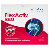 Activlab Pharma FlexActiv Extra, smak porzeczkowo-żurawinowy, 30 saszetek - miniaturka zdjęcia produktu