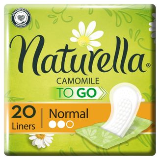 Naturella To Go, wkładki higieniczne, rumianek, Plus, 20 sztuk - zdjęcie produktu