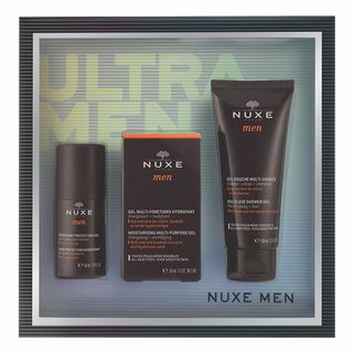 Nuxe Men, dezodorant roll-on, 50 ml + żel nawilżający do twarzy, 50 ml + żel pod prysznic, 100 ml - miniaturka  zdjęcia produktu
