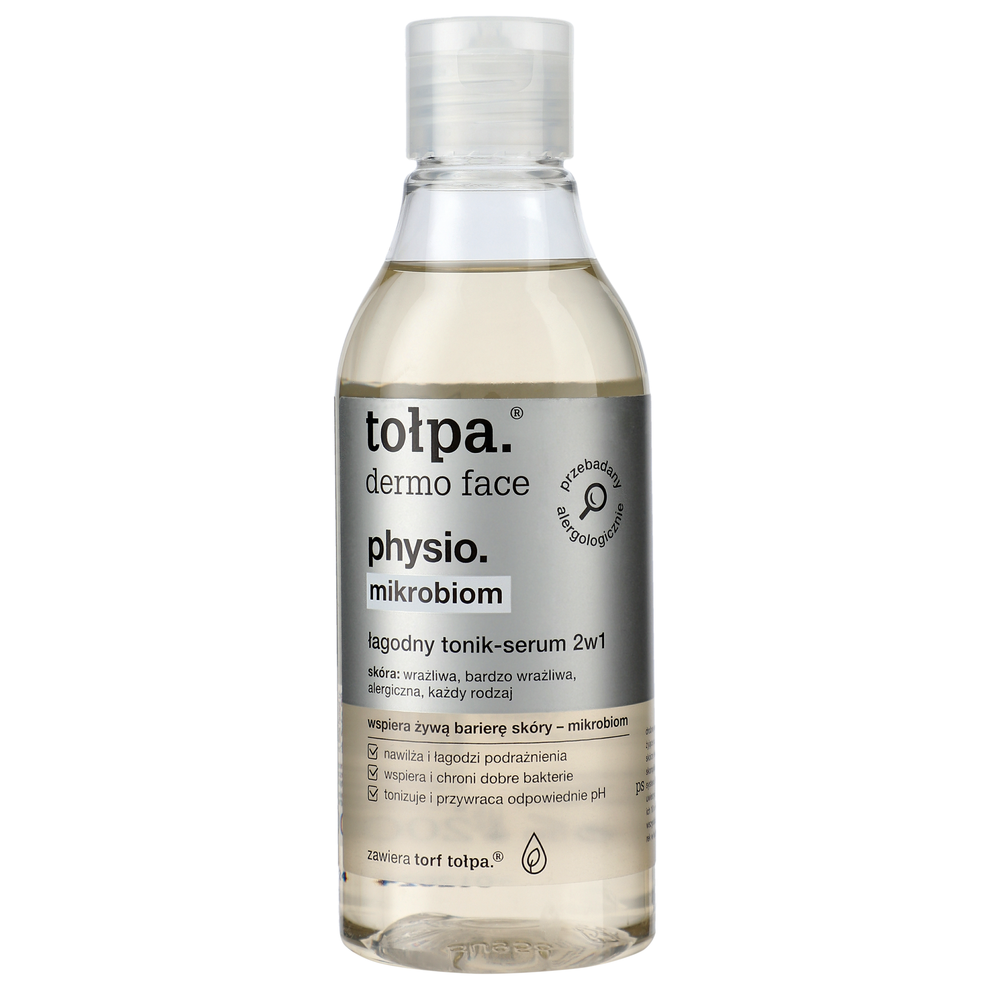 Tołpa Tołpa Dermo Face Physio Mirkobiom, łagodny tonik-serum 2w1, 200 ml