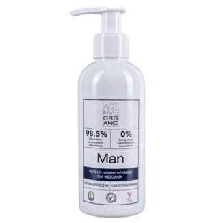 Active Organic, Man, płyn do higieny intymnej dla mężczyzn, 200 ml - zdjęcie produktu