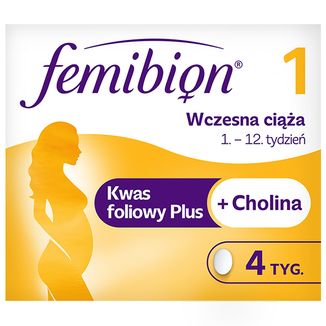 Femibion 1 Wczesna ciąża, 28 tabletek - zdjęcie produktu