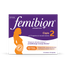 Femibion 2 Ciąża od 13 do 40 tygodnia, Kwas Foliowy Plus, 56 tabletek + 56 kapsułek USZKODZONE OPAKOWANIE - miniaturka 2 zdjęcia produktu