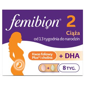 Femibion 2 Ciąża, 56 tabletek + 56 kapsułek - zdjęcie produktu