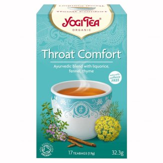 YOGI TEA, Throat Comfort, herbatka na gardło, BIO, 17 saszetek - zdjęcie produktu