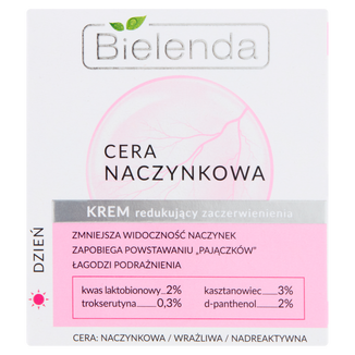 Bielenda Cera naczynkowa, krem redukujący zaczerwienienia na dzień, 50 ml - zdjęcie produktu