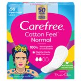 Carefree Cotton Feel Normal, wkładki higieniczne, aloes, 56 sztuk - miniaturka zdjęcia produktu