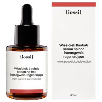 Iossi Nocna Regeneracja, serum, wiesiołek i baobab, 30 ml - zdjęcie produktu