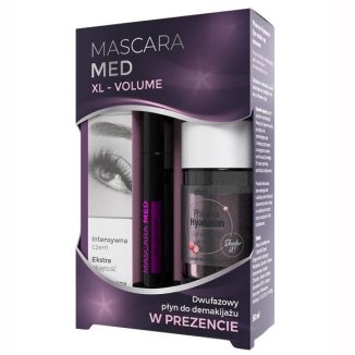 Mascara Med XL Volume, tusz do rzęs, 6 ml + dwufazowy płyn do demakijażu oczu, 50 ml w prezencie - zdjęcie produktu