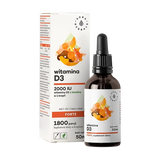 Aura Herbals Witamina D3 Forte 2000 IU, krople, 50 ml USZKODZONE OPAKOWANIE - miniaturka zdjęcia produktu
