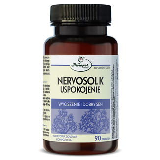 Herbapol Nervosol K Uspokojenie, 90 tabletek Herbapol Nervosol K Uspokojenie, 90 tabletek - zdjęcie produktu