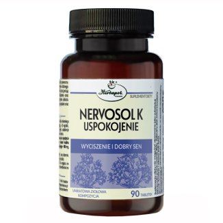 Herbapol Nervosol K Uspokojenie, 90 tabletek - zdjęcie produktu