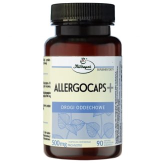 Herbapol Allergocaps+, 90 kapsułek - zdjęcie produktu