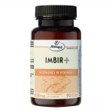 Herbapol Imbir+, 90 kapsułek - miniaturka zdjęcia produktu