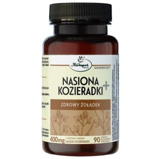 Herbapol Nasiona Kozieradki+, 90 kapsułek - zdjęcie produktu