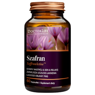 Doctor Life Szafran, 60 kapsułek - zdjęcie produktu