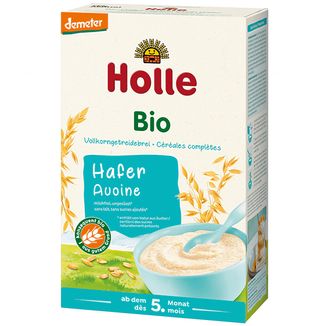 Holle Kaszka owsiana Bio, pełnoziarnista, bezmleczna, po 5 miesiącu, 250 g USZKODZONE OPAKOWANIE - zdjęcie produktu