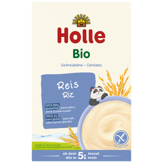 Holle Kaszka ryżowa Bio, bezmleczna, bezglutenowa, po 5 miesiącu, 250 g USZKODZONE OPAKOWANIE - zdjęcie produktu