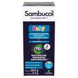 Sambucol Baby, dla niemowląt po 6 miesiącu życia, dzieci i dorosłych, 12 saszetek - miniaturka zdjęcia produktu