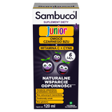 Sambucol Junior, płyn dla dzieci po 6 roku życia i dorosłych, 120 ml Sambucol Junior, płyn dla dzieci po 6 roku życia i dorosłych, 120 ml - miniaturka zdjęcia produktu