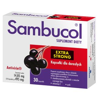 Sambucol Extra Strong, 30 kapsułek - zdjęcie produktu