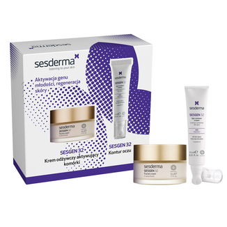Zestaw Sesderma Sesgen 32, odżywczy krem do twarzy aktywujący komórki, 50 ml + krem kontur oczu, 15 ml - zdjęcie produktu