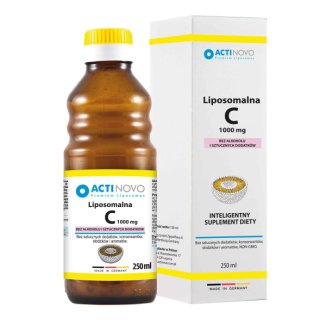 Actinovo, Liposomalna Witamina C, 1000 mg, bez alkoholu, 250 ml USZKODZONE OPAKOWANIE - zdjęcie produktu