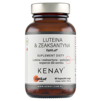 Kenay Luteina & Zeaksantyna OptiLut, 60 kapsułek vege - zdjęcie produktu