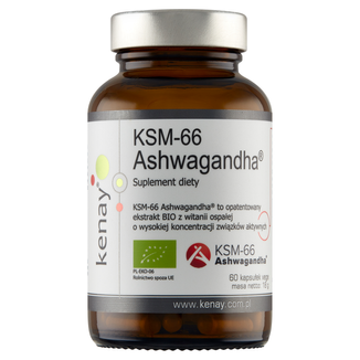 Kenay Ashwagandha KSM-66, 60 kapsułek - zdjęcie produktu
