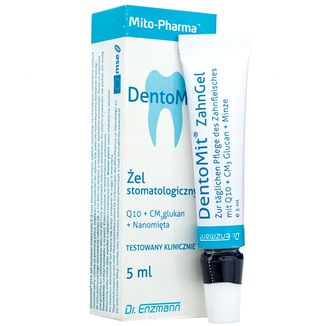 Mito-Pharma Dentomit Q10, żel stomatologiczny, 5 ml - zdjęcie produktu