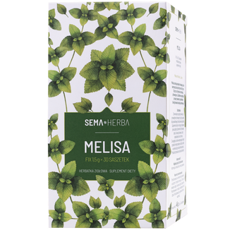 SEMA Herba Melisa Fix, 1,5 g x 30 saszetek KRÓTKA DATA SEMA Herba Melisa Fix, 1,5 g x 30 saszetek KRÓTKA DATA - zdjęcie produktu
