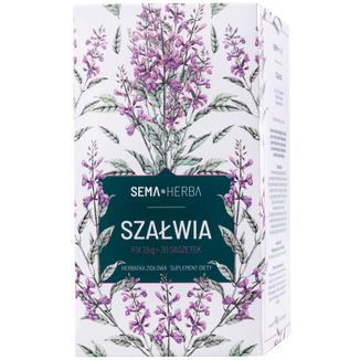 SEMA Herba Szałwia Fix, 1,5 g x 30 saszetek USZKODZONE OPAKOWANIE - zdjęcie produktu