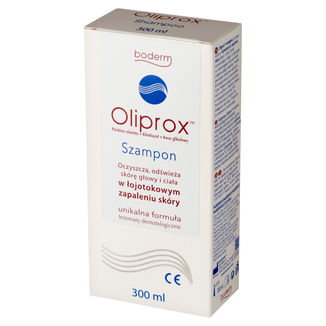 Oliprox, szampon do stosowania w łojotokowym zapaleniu skóry głowy i ciała, 300 ml USZKODZONE OPAKOWANIE - zdjęcie produktu