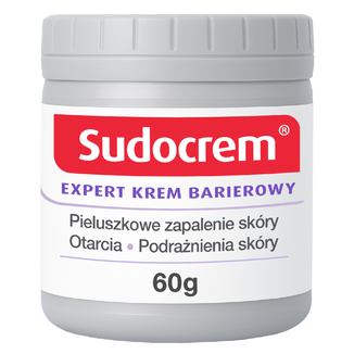Sudocrem Expert, krem barierowy, pieluszkowe zapalenie skóry, otarcia, 60 g Sudocrem Expert, krem barierowy, pieluszkowe zapalenie skóry, otarcia, 60 g - zdjęcie produktu
