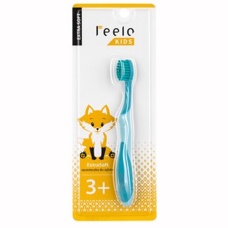 Feelo Kids ExtraSoft, szczoteczka do zębów dla dzieci, od 3 lat, 1 sztuka - 8 Feelo Kids ExtraSoft, szczoteczka do zębów dla dzieci, od 3 lat, 1 sztuka - 8 - zdjęcie produktu