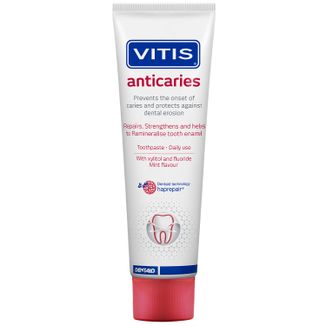 Vitis Anticaries, pasta do zębów przeciw próchnicy, smak miętowy, 100 ml - zdjęcie produktu