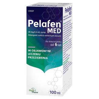 Pelafen MED 20 mg/ 2,5 ml, syrop, 100 ml - zdjęcie produktu